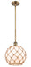 Innovations - 516-1S-BB-G121-10RB - One Light Mini Pendant - Ballston - Brushed Brass