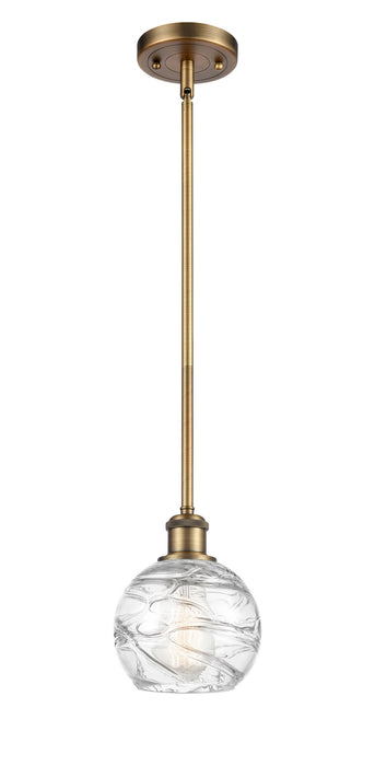 Innovations - 516-1S-BB-G1213-6 - One Light Mini Pendant - Ballston - Brushed Brass