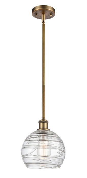 Innovations - 516-1S-BB-G1213-8 - One Light Mini Pendant - Ballston - Brushed Brass