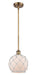 Innovations - 516-1S-BB-G121-8RW - One Light Mini Pendant - Ballston - Brushed Brass