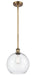Innovations - 516-1S-BB-G122-10 - One Light Mini Pendant - Ballston - Brushed Brass
