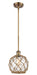 Innovations - 516-1S-BB-G122-8RB - One Light Mini Pendant - Ballston - Brushed Brass