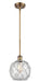 Innovations - 516-1S-BB-G122-8RW - One Light Mini Pendant - Ballston - Brushed Brass