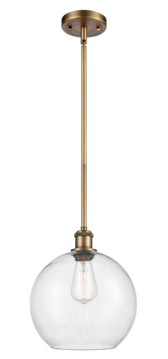 Innovations - 516-1S-BB-G124-10 - One Light Mini Pendant - Ballston - Brushed Brass
