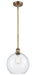 Innovations - 516-1S-BB-G124-10 - One Light Mini Pendant - Ballston - Brushed Brass