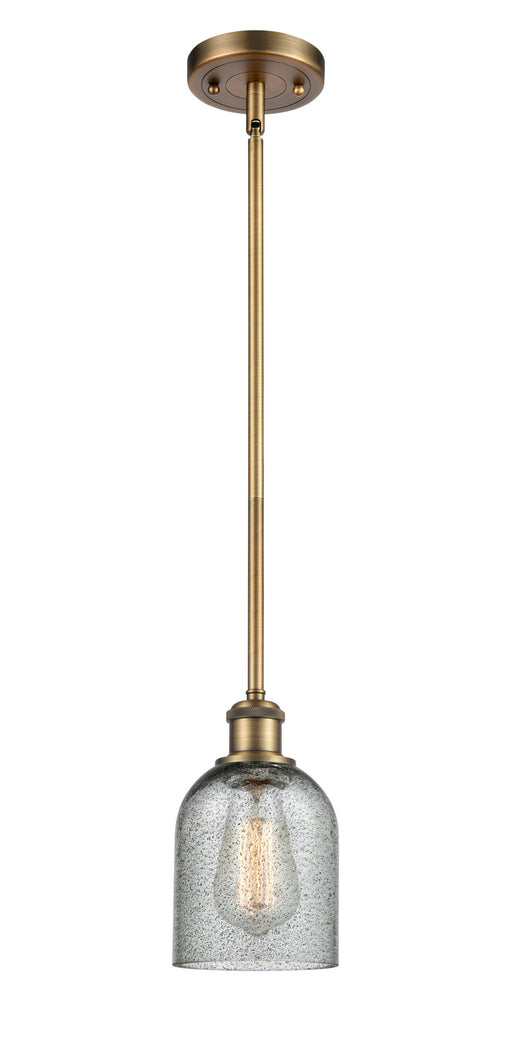 Innovations - 516-1S-BB-G257 - One Light Mini Pendant - Ballston - Brushed Brass