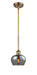 Innovations - 516-1S-BB-G93 - One Light Mini Pendant - Ballston - Brushed Brass