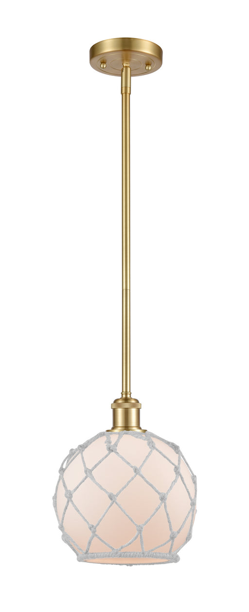 Innovations - 516-1S-SG-G121-8RW - One Light Mini Pendant - Ballston - Satin Gold