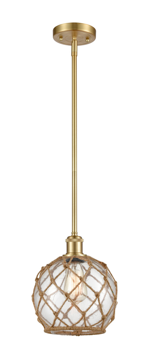 Innovations - 516-1S-SG-G122-8RB - One Light Mini Pendant - Ballston - Satin Gold