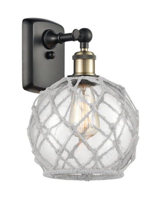 Innovations - 516-1W-BAB-G122-8RW - One Light Wall Sconce - Ballston - Black Antique Brass