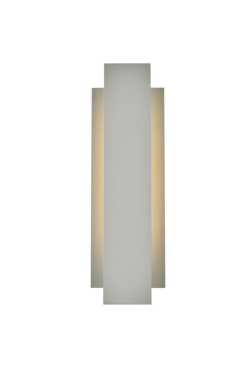 Elegant Lighting - LDOD4005S - LED Outdoor Wall Lamp - Raine - Silver