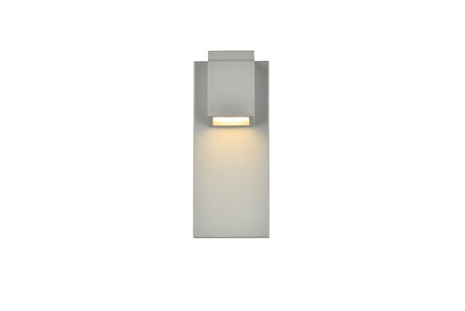 Elegant Lighting - LDOD4007S - LED Outdoor Wall Lamp - Raine - Silver