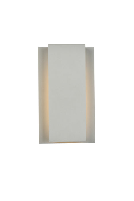 Elegant Lighting - LDOD4033S - LED Outdoor Wall Lamp - Raine - Silver