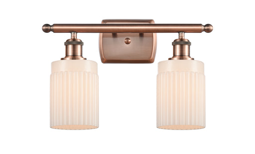 Ballston Two Light Bath Vanity Antique Copper