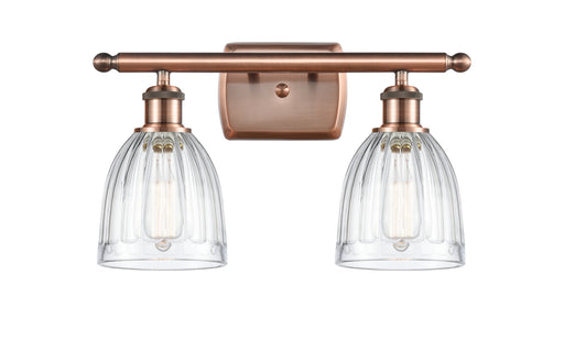 Ballston Two Light Bath Vanity Antique Copper