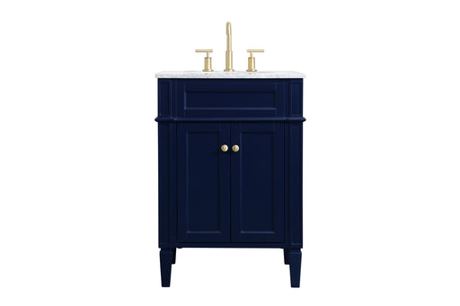 Elegant Lighting - VF12524BL - Single Bathroom Vanity - Williams - Blue