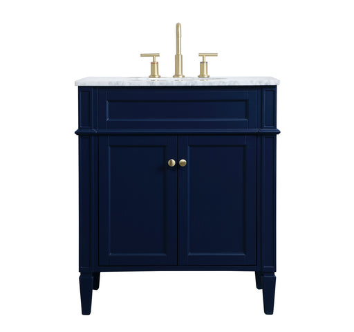 Elegant Lighting - VF12530BL - Single Bathroom Vanity - Williams - Blue