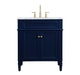 Elegant Lighting - VF12530BL - Single Bathroom Vanity - Williams - Blue