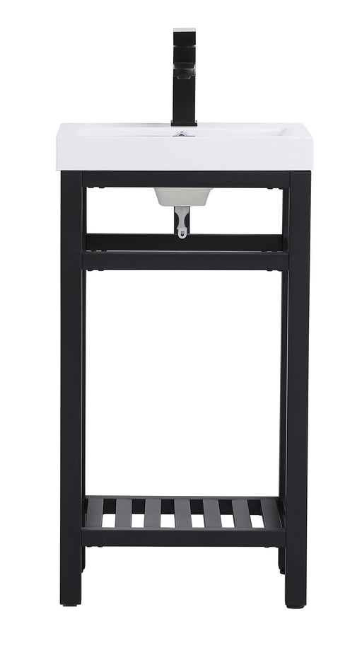 Elegant Lighting - VF14018BK - Single Bathroom Vanity - Raya - Black