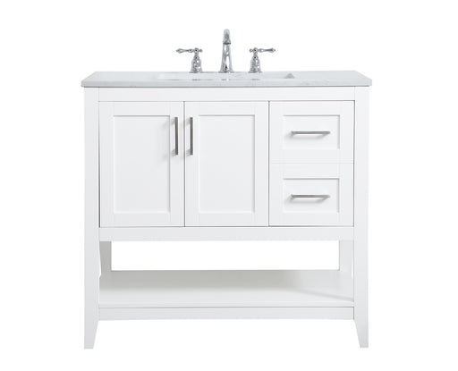 Elegant Lighting - VF16036WH - Single Bathroom Vanity - Aubrey - White