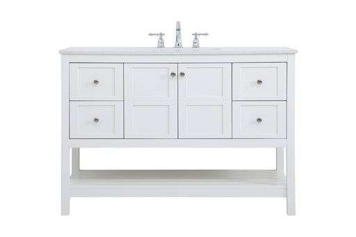 Elegant Lighting - VF16448WH - Single Bathroom Vanity - Theo - White