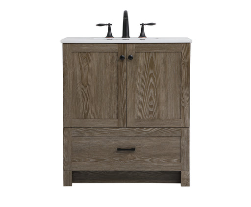 Elegant Lighting - VF2830WO - Single Bathroom Vanity - Soma - Weathered Oak