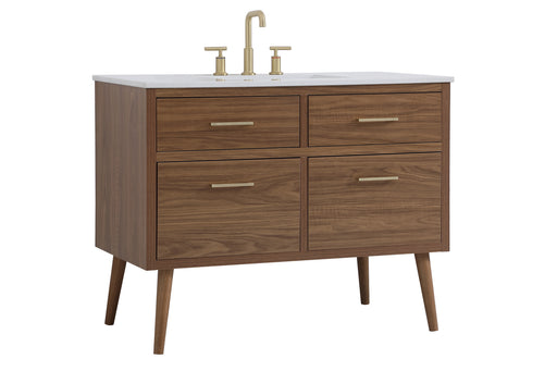 Elegant Lighting - VF41042WB - Bathroom Vanity Set - Boise - Walnut Brown