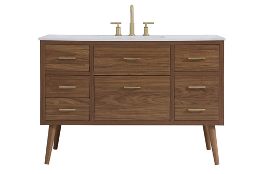 Elegant Lighting - VF41048WB - Bathroom Vanity Set - Boise - Walnut Brown