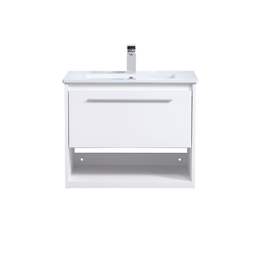 Elegant Lighting - VF43024WH - Single Bathroom Floating Vanity - Kasper - White