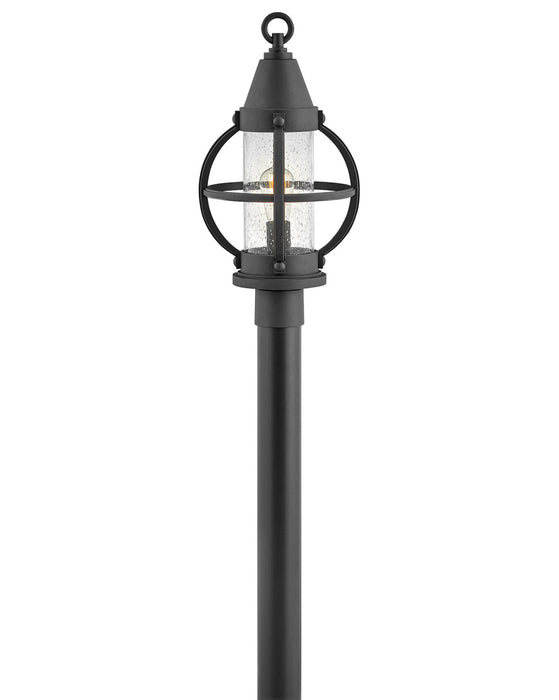 Hinkley - 21001MB - One Light Outdoor Post Mount - Chatham - Museum Black
