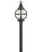 Hinkley - 21001MB - One Light Outdoor Post Mount - Chatham - Museum Black