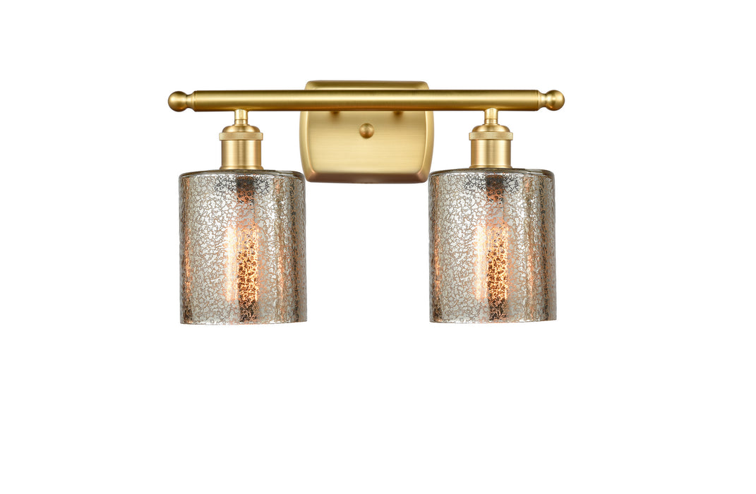 Innovations - 516-2W-SG-G116 - Two Light Bath Vanity - Ballston - Satin Gold