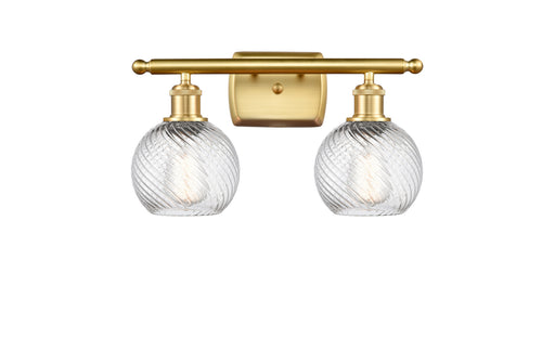 Innovations - 516-2W-SG-G1214-6 - Two Light Bath Vanity - Ballston - Satin Gold