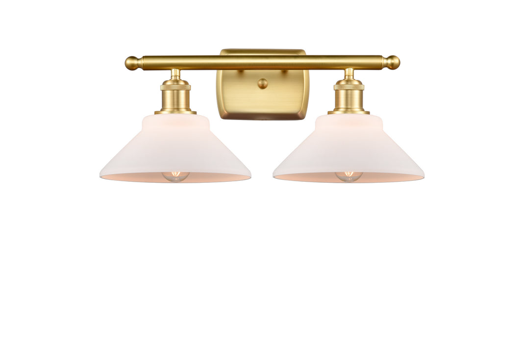 Innovations - 516-2W-SG-G131 - Two Light Bath Vanity - Ballston - Satin Gold