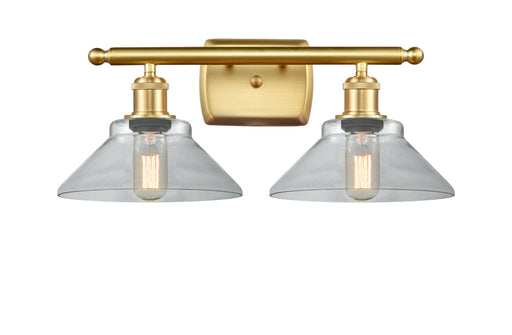 Innovations - 516-2W-SG-G132 - Two Light Bath Vanity - Ballston - Satin Gold