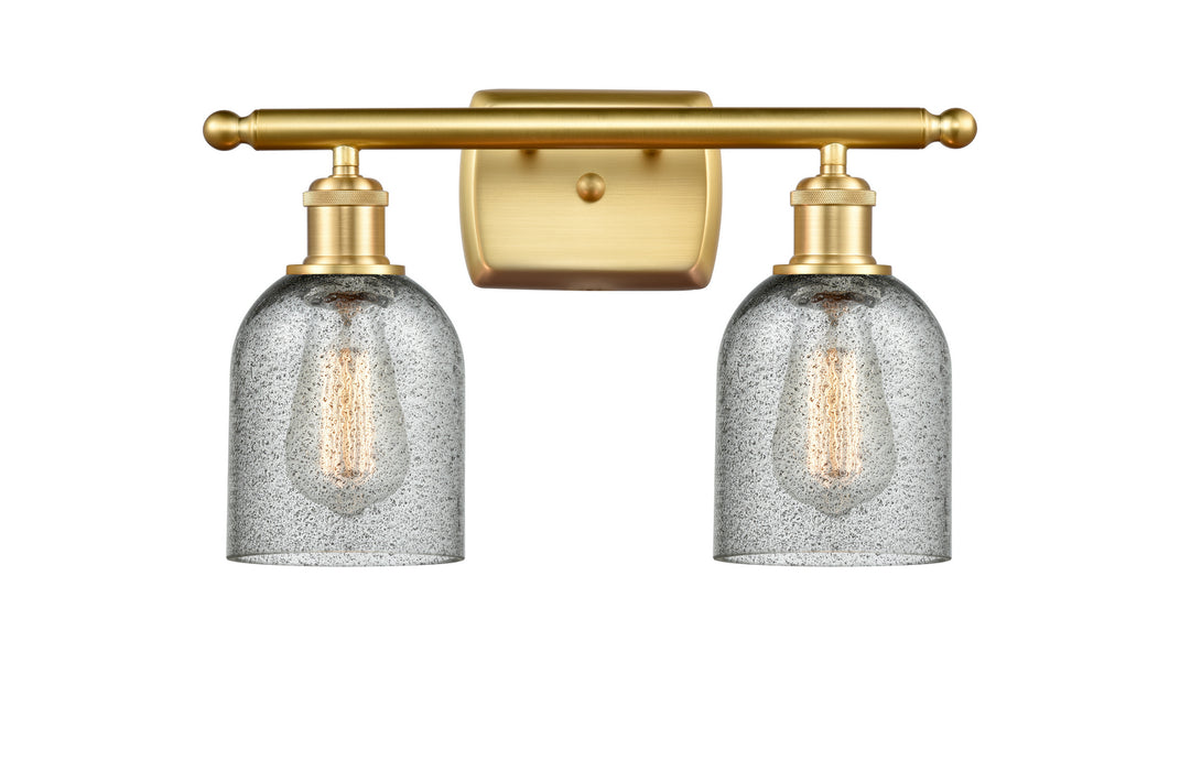 Innovations - 516-2W-SG-G257 - Two Light Bath Vanity - Ballston - Satin Gold