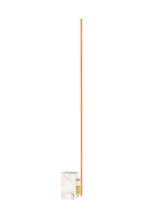 Tech Lighting - 700PRTKLE70NB-LED927 - LED Table Lamp - Klee - Natural Brass/White Marble