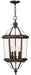 Hinkley - 2452CB - Three Light Hanging Lantern - Augusta - Copper Bronze