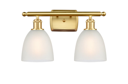 Innovations - 516-2W-SG-G381 - Two Light Bath Vanity - Ballston - Satin Gold