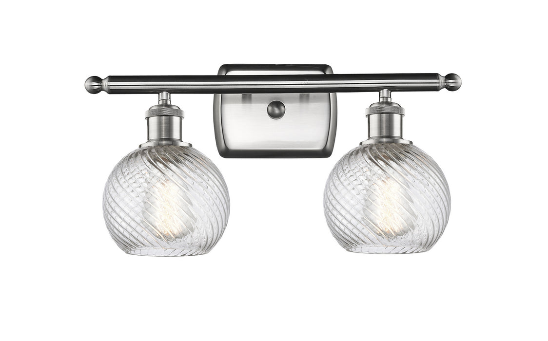 Innovations - 516-2W-SN-G1214-6 - Two Light Bath Vanity - Ballston - Brushed Satin Nickel