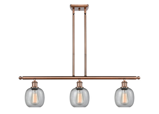 Innovations - 516-3I-AC-G104 - Three Light Island Pendant - Ballston - Antique Copper