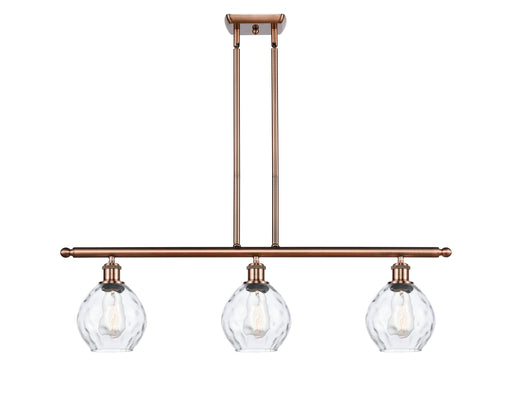 Innovations - 516-3I-AC-G362 - Three Light Island Pendant - Ballston - Antique Copper