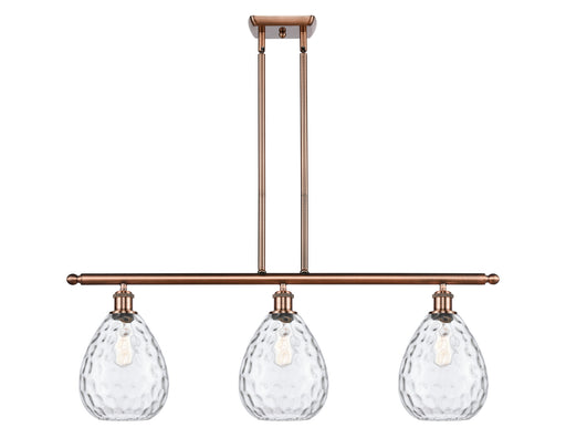 Innovations - 516-3I-AC-G372 - Three Light Island Pendant - Ballston - Antique Copper