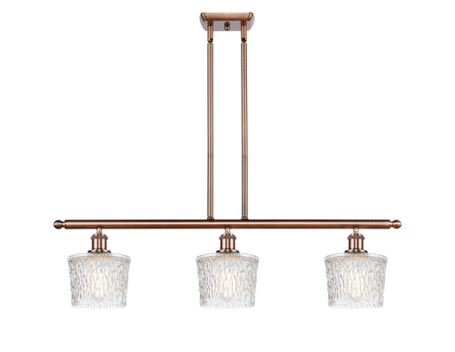 Innovations - 516-3I-AC-G402 - Three Light Island Pendant - Ballston - Antique Copper