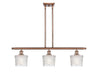 Innovations - 516-3I-AC-G402 - Three Light Island Pendant - Ballston - Antique Copper