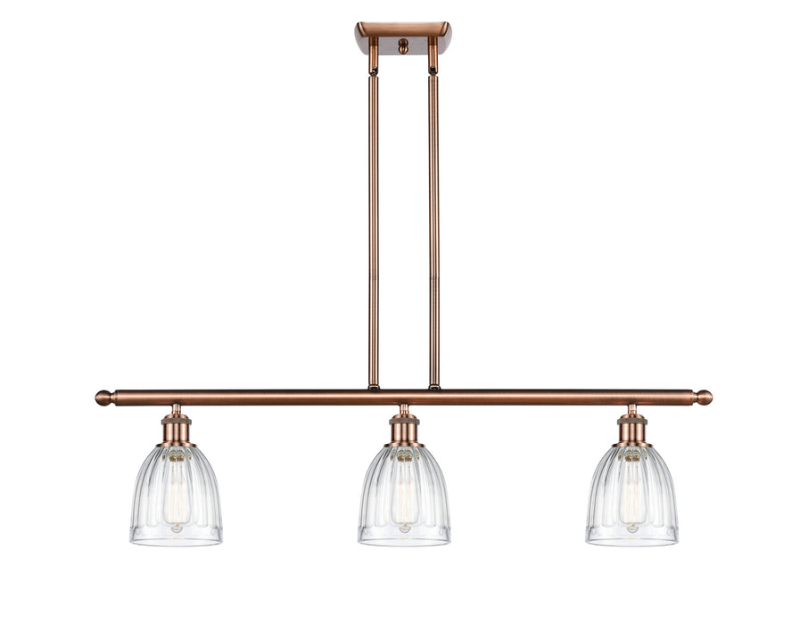 Innovations - 516-3I-AC-G442 - Three Light Island Pendant - Ballston - Antique Copper