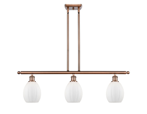 Innovations - 516-3I-AC-G81 - Three Light Island Pendant - Ballston - Antique Copper