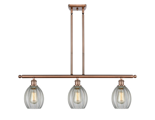 Innovations - 516-3I-AC-G82 - Three Light Island Pendant - Ballston - Antique Copper