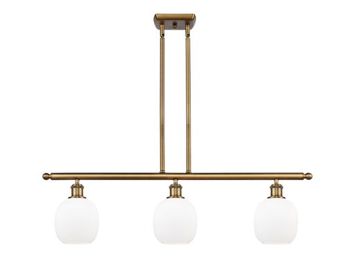 Innovations - 516-3I-BB-G101 - Three Light Island Pendant - Ballston - Brushed Brass