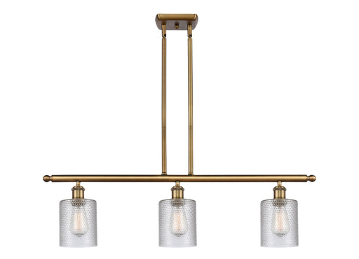 Innovations - 516-3I-BB-G112 - Three Light Island Pendant - Ballston - Brushed Brass